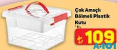 ÇOK AMAÇLI BÖLMELİ PLASTİK KUTU 6 L